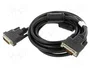 Lanberg Cable DVI-D (24+1) macho a macho Dual Link 3m negro