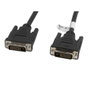 Lanberg Cable DVI-D (24+1) Macho a Macho 3m Negro