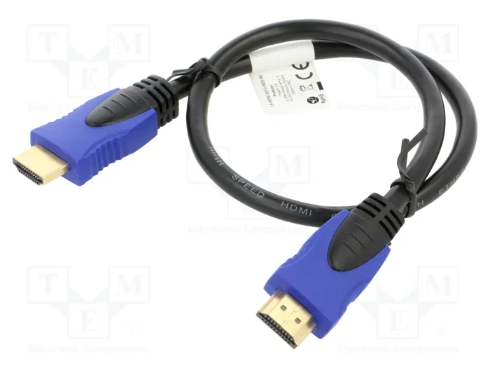 Lanberg Cable HDMI v2.0 4K 0,5 m Negro