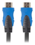 Lanberg Cable HDMI v2.0 1,8m Negro 4K UHD, Conectores Chapados en Oro