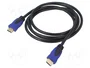 Lanberg Cable HDMI v2.0 4K 1,8 m Negro CA-HDMI-20CU-0018-BK