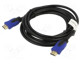 LANBERG Cable HDMI 2.0 de 3m, 4K, Negro