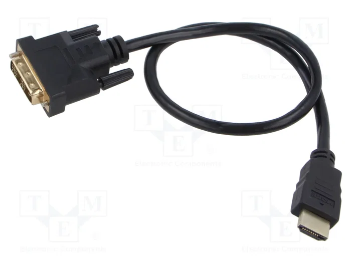 Lanberg Cable HDMI a DVI-D 18+1 de 0,5 m Negro Lanberg Cable HDMI a DVI-D 18+1 de 0,5 m Negro