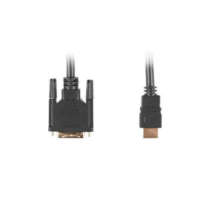 Lanberg Cable HDMI a DVI-D 18+1 Single Link Macho a Macho 0,5m Negro Lanberg Cable HDMI a DVI-D 18+1 Single Link Macho a Macho 0,5m Negro