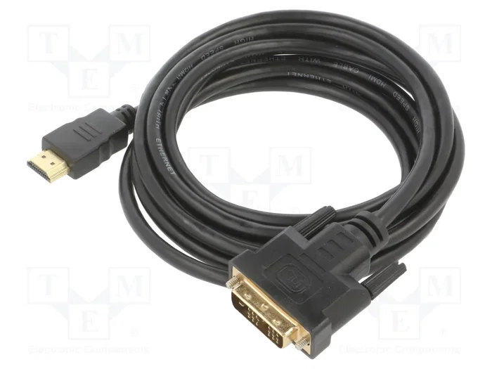 Lanberg Cable HDMI a DVI-D Macho 3m Negro