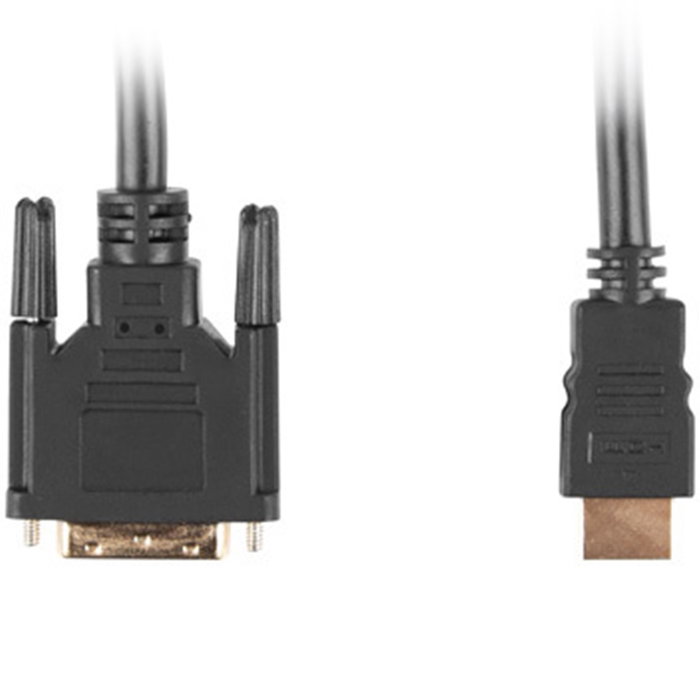 Lanberg Cable HDMI Macho a DVI-D 24+1 Macho Single Link 3m Negro