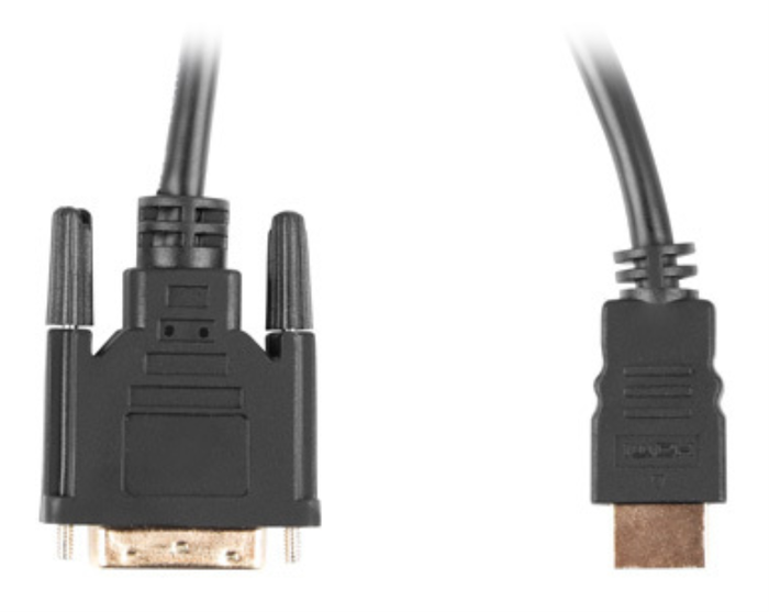 Lanberg Cable HDMI a DVI-D Dual Link 4K 30Hz 3m Negro