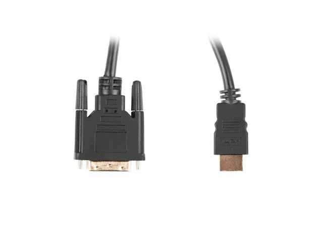 Lanberg CA-HDDV-20CU Cable Adaptador HDMI Tipo A Macho a DVI-D Macho Dual Link, 4K 30Hz, 3m, Negro