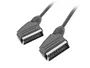 Lanberg CA-EUEU-10CC-0018-BK Cable Euroconector SCART Macho a SCART Macho 21-pin, 1.8 Metros, Negro