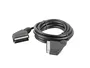 Lanberg CA-EUEU-10CC-0018-BK Cable Euroconector SCART Macho a SCART Macho 21-pin, 1.8 Metros, Negro