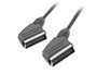 Lanberg Cable Euroconector SCART Macho a Macho 1,8m Negro