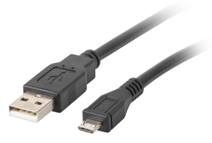 Lanberg Cable USB 2.0 de Micro-USB B a USB A, 1,8 m, Negro Lanberg Cable USB 2.0 de Micro-USB B a USB A, 1,8 m, Negro