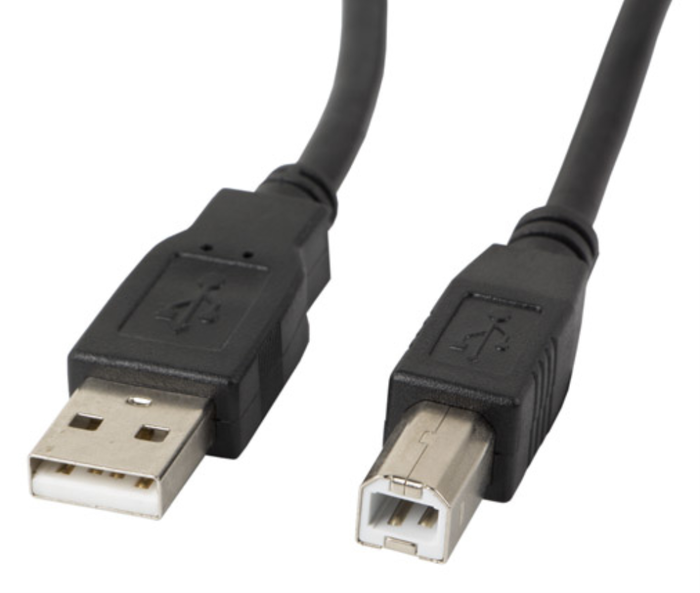 Lanberg Cable USB 2.0 de 1,8 m USB-A a USB-B Negro Lanberg Cable USB 2.0 de 1,8 m USB-A a USB-B Negro
