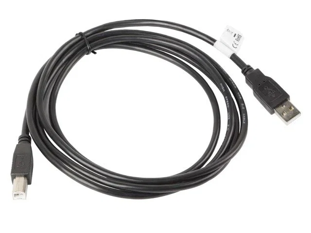Lanberg CA-USBA.1QCC-0018-BK Cable USB 2.0 Tipo A a Tipo B, Macho a Macho, 480 Mbit/s, 1.8 Metros, Negro Lanberg CA-USBA.1QCC-0018-BK Cable USB 2.0 Tipo A a Tipo B, Macho a Macho, 480 Mbit/s, 1.8 Metros, Negro