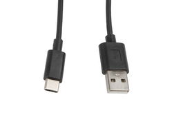 Cable USB A 2.0 a USB C Lanberg Negro