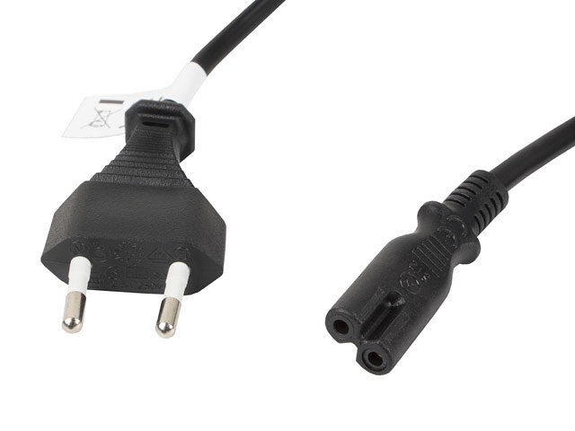 Lanberg cable de alimentacion ca-c7ca-11cc-0018-bk conectores cee 7/16 / iec320 c7 1.8 metros Lanberg cable de alimentacion ca-c7ca-11cc-0018-bk conectores cee 7/16 / iec320 c7 1.8 metros
