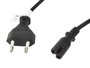 Lanberg CA-C7CA-11CC-0018-BK Cable de alimentación CEE 7/16 a IEC 320 C7, 1,8 m