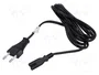 Lanberg Cable de alimentación CA-C7CA-11CC-0018-BK CEE 7/16 a IEC 320 C7 1,8 m