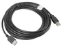 Lanberg Cable Alargador USB 2.0 de 5m, Conectores USB-A Macho a Hembra, Negro