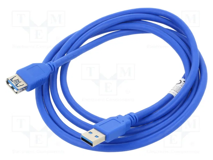 Lanberg Cable Alargador USB 3.0 CA-US3E-10CC-0018-B 1,8m Azul