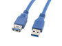 Lanberg Cable de extensión USB 3.0 AM-AF 1,8 m Azul