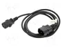 Lanberg CA-C13E-10CC-0018-BK Cable Alargador IEC 320 C13 a C14 1,8 m