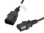 Lanberg CA-C13E-10CC-0018-BK Cable de alimentación C13 a C14, 1,8 m, Negro