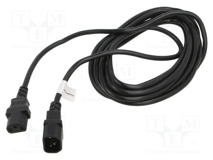 Lanberg CA-C13E-11CC-0050-BK Cable de Alimentación 5 m C13/C14 Lanberg CA-C13E-11CC-0050-BK Cable de Alimentación 5 m C13/C14