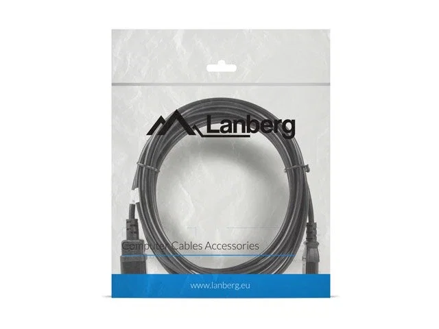 Lanberg CA-C13E-11CC-0050-BK Cable de Alimentación IEC 320 C13 a C14 5m