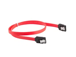 Lanberg CA-SASA-14CU-0050-R Cable SATA III 0.5 m SATA 7-pin Hembra/Hembra 6 Gbit/s Rojo