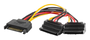 Lanberg CA-SASA-10CU-0015 Cable Duplicador de Alimentación SATA de 15 cm