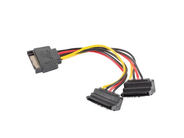 Lanberg Cable de Alimentación SATA Macho 2X Divisor Y 15cm