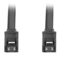 Lanberg CA-SASA-14CU-0050-BK Cable SATA III 50cm Negro