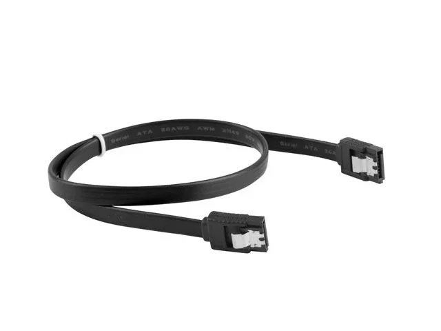 Lanberg Cable SATA III CA-SASA-14CU-0050-BK 2x Hembra 0,5m Negro