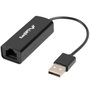 Lanberg Adaptador USB 2.0 a Ethernet RJ45 100 Mbps NC-0100-01