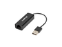 Lanberg Adaptador USB 2.0 a Ethernet RJ45 NC-0100-01 Negro