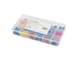 Lanberg CC01-BCC-IT175 Terminales Eléctricos 175mm², Color Azul/Rojo/Amarillo, Certificado CE, Paquete de 175 Piezas