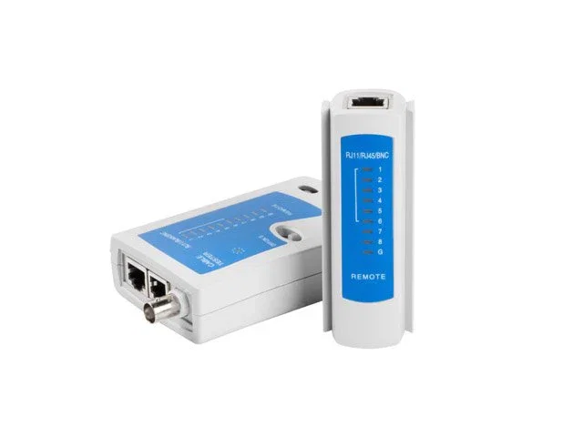 Lanberg Tester Cable Red RJ45 RJ12 RJ11 Profesional para Verificación de Continuidad y Conexiones