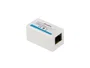 Lanberg AD-RJ45-RJ45-OU6 Divisor de Red, Adaptador RJ45 Hembra a RJ45 Hembra UTP, Cat 6, Blanco