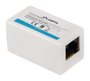 Lanberg Adaptador LAN Cat. 6 RJ45 hembra a RJ45 hembra Blanco