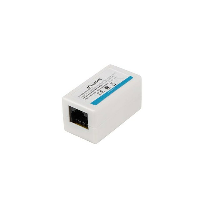 Lanberg Adaptador LAN Cat. 6 RJ45 hembra a RJ45 hembra Blanco