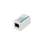 Lanberg Adaptador LAN Cat. 6 RJ45 hembra a RJ45 hembra Blanco