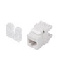 Lanberg Conector Keystone Cat 6 UTP RJ45 Blanco para Montaje en Panel