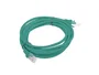 LANBERG Patch Cord Cat 6 U/UTP 3m Verde