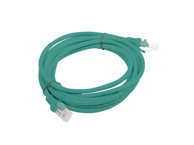 Lanberg Cable de Red Cat6 U/UTP 3m Verde RJ-45 PCU6-10CC-0300-G