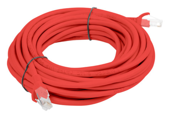 Lanberg Cable de Red Cat6 U/UTP Rojo 5 m PCU6-10CC-0500-R