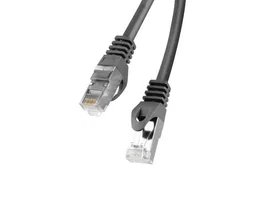 Lanberg PCF6-10CC-0100-BK Cable de Red Ethernet LAN 1 m Cat6 F/UTP (FTP) Negro Conector RJ-45 Macho Plug and Play