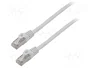 Lanberg Cable de red Cat6 F/UTP 1 m Gris PCF6-10CC-0100-S