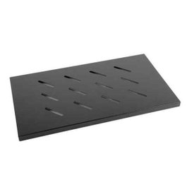 Lanberg AK-1002-B Bandeja fija 1U para rack de 19 pulgadas, 465x315 mm, Negro