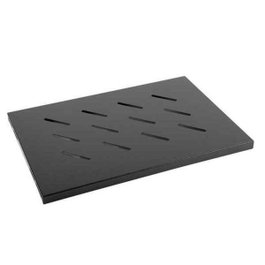 Lanberg AK-1001-B Bandeja Fija 1U para Rack de 19 pulgadas, 500x280mm, Negro